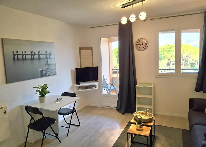 Apartment Le Panorama Des Pins - Terrasse, Golf, Piscine - 4 Pers